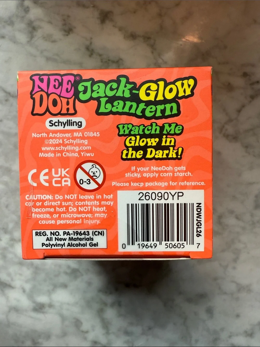 NeeDoh Jack-Glow Lantern Kids Toy - Pink Glow